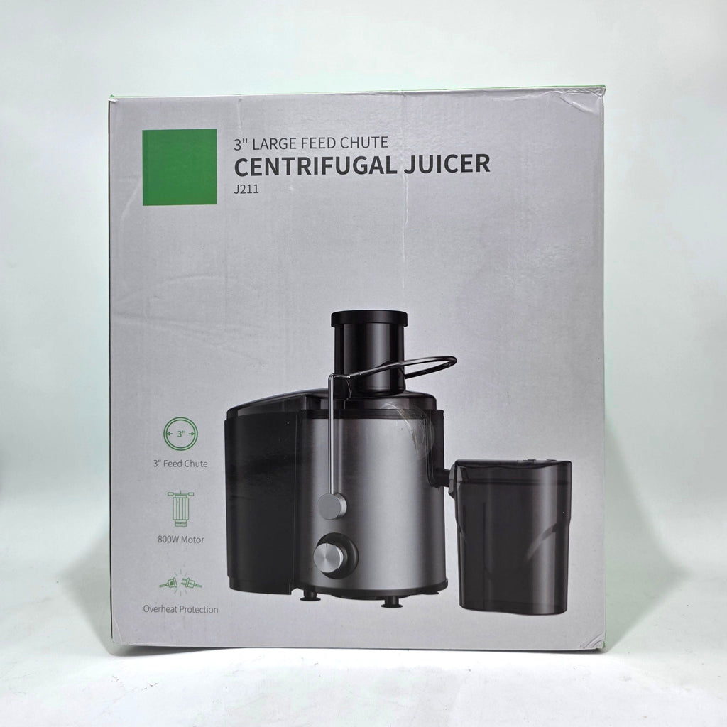 SHARDOR 800W Centrifugal Juicer Machine | 3-Speed Stainless Steel Extractor