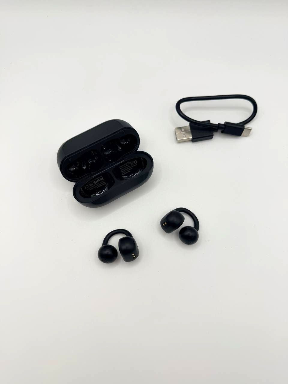 TOZO OpenEarRing Clip On Wireless Earbuds - 40H Playtime Bluetooth 5.4
