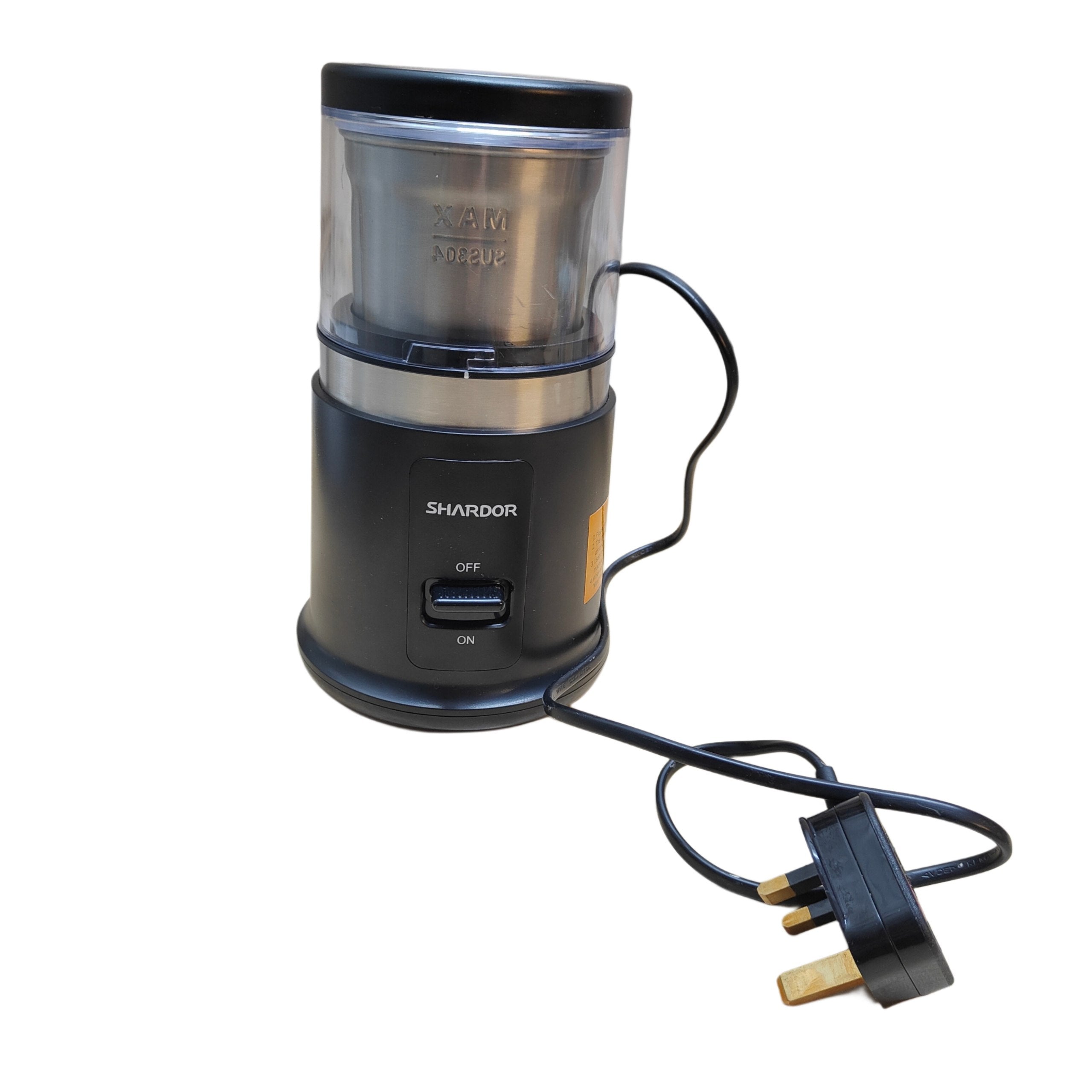 SHARDOR Electric Coffee Grinder - 75g Removable Stainless Steel Bowl