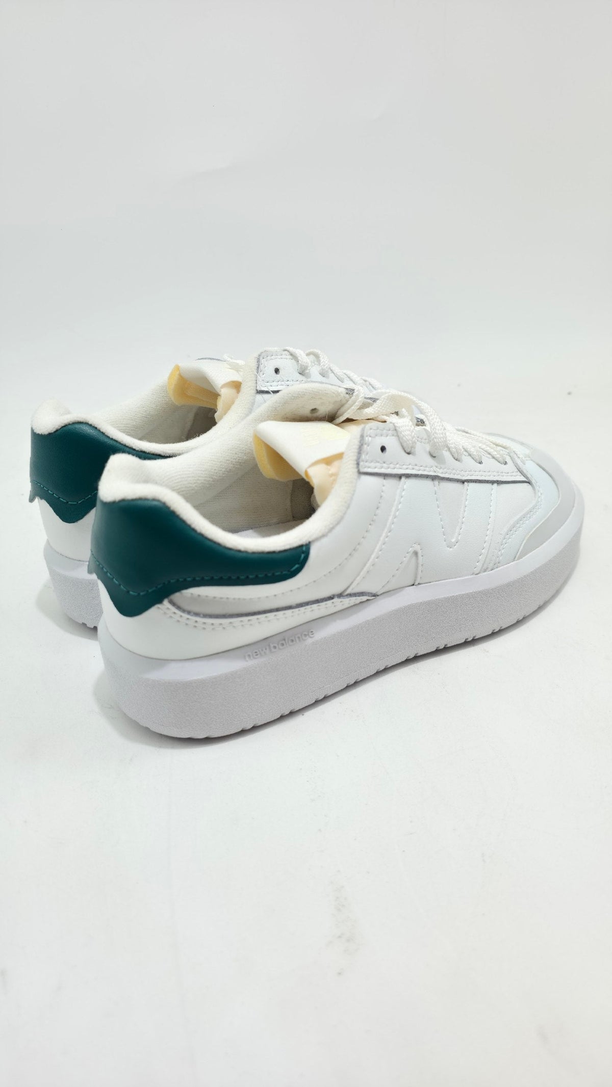 New Balance CT302 Women's Platform Sneakers – Off-White & Green – UK 6.5