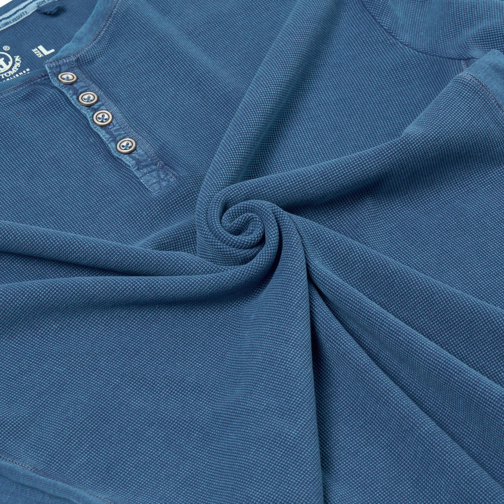 Tom Tompson Thermal Waffle Knit Henley T-Shirt