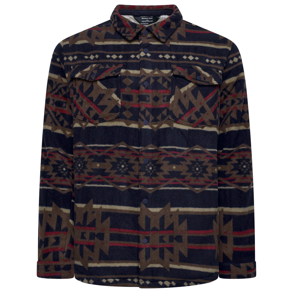 Member's Mark Sherpa Fleece Shacket Overshirt