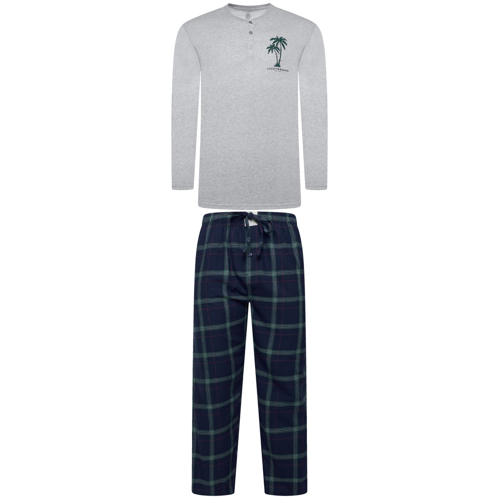 Lucky Brand Henley & Flannel Pant Pyjama Set