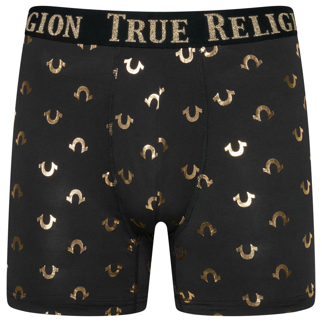 True Religion 4 Pack Fly Front Boxer Briefs