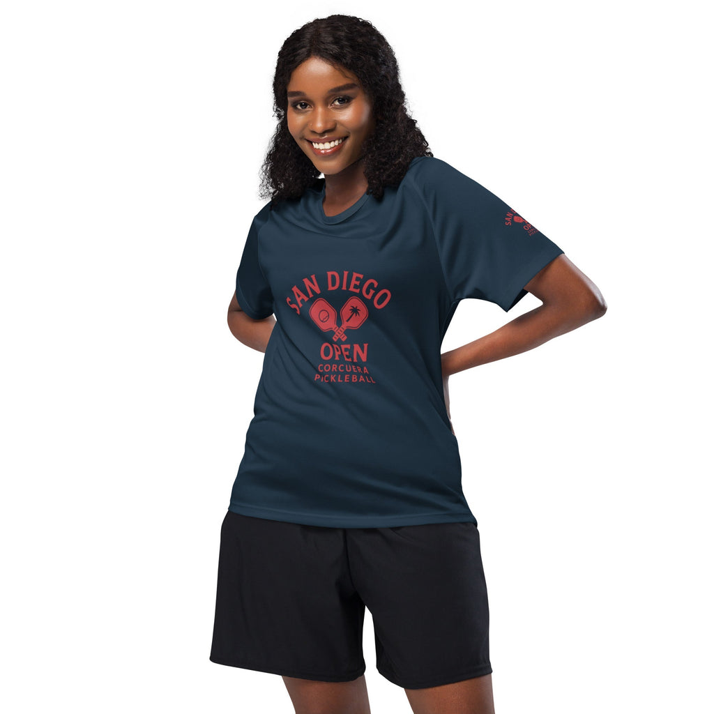 Pickleball - San Diego Open - Unisex sports jersey by Corcuera red design