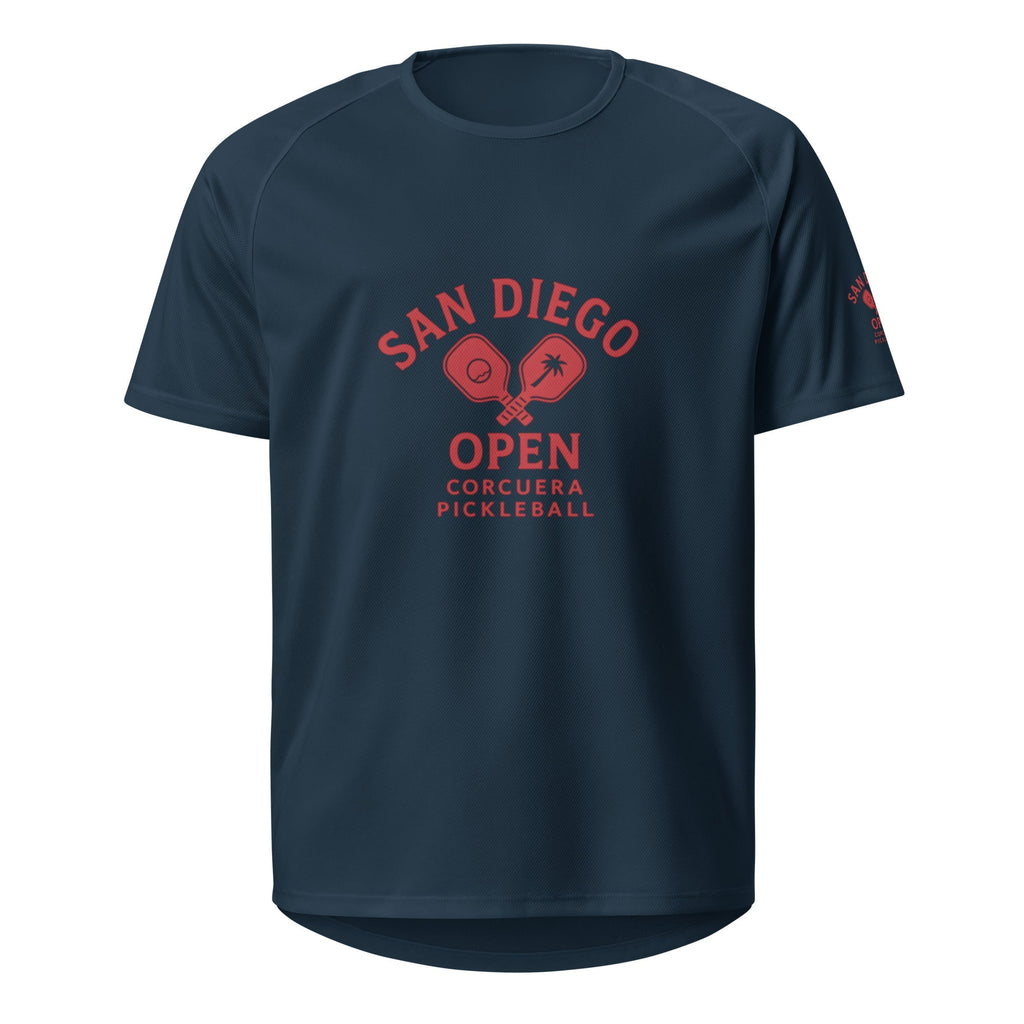 Pickleball - San Diego Open - Unisex sports jersey by Corcuera red design
