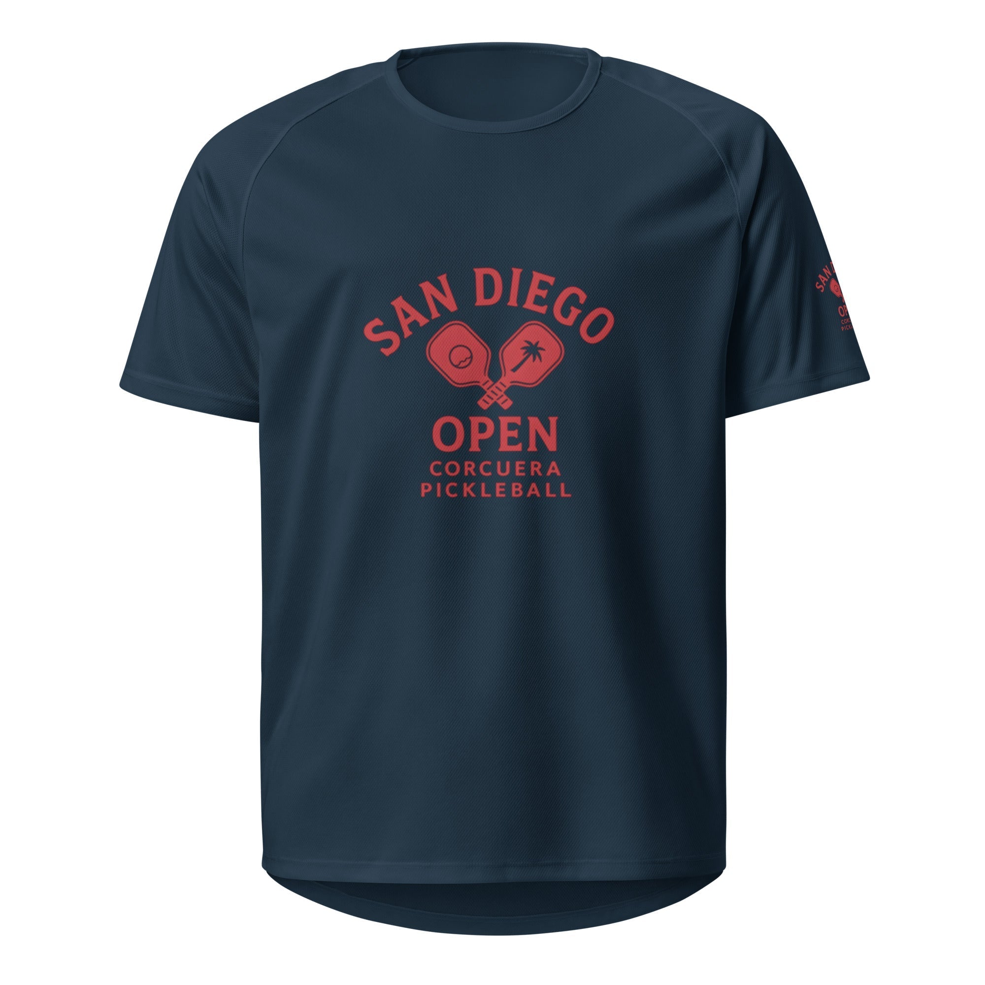 Pickleball - San Diego Open - Unisex sports jersey by Corcuera red design