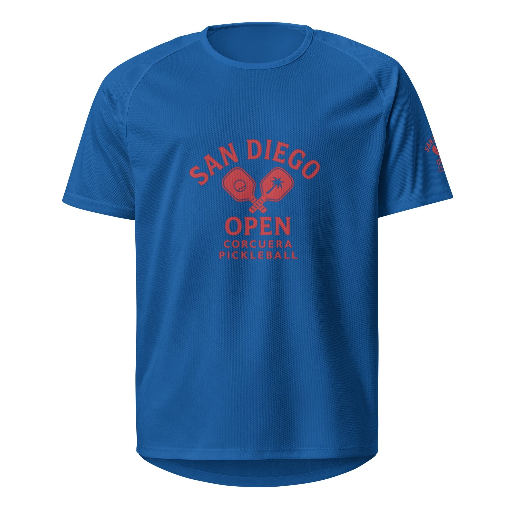 Pickleball - San Diego Open - Unisex sports jersey by Corcuera red design