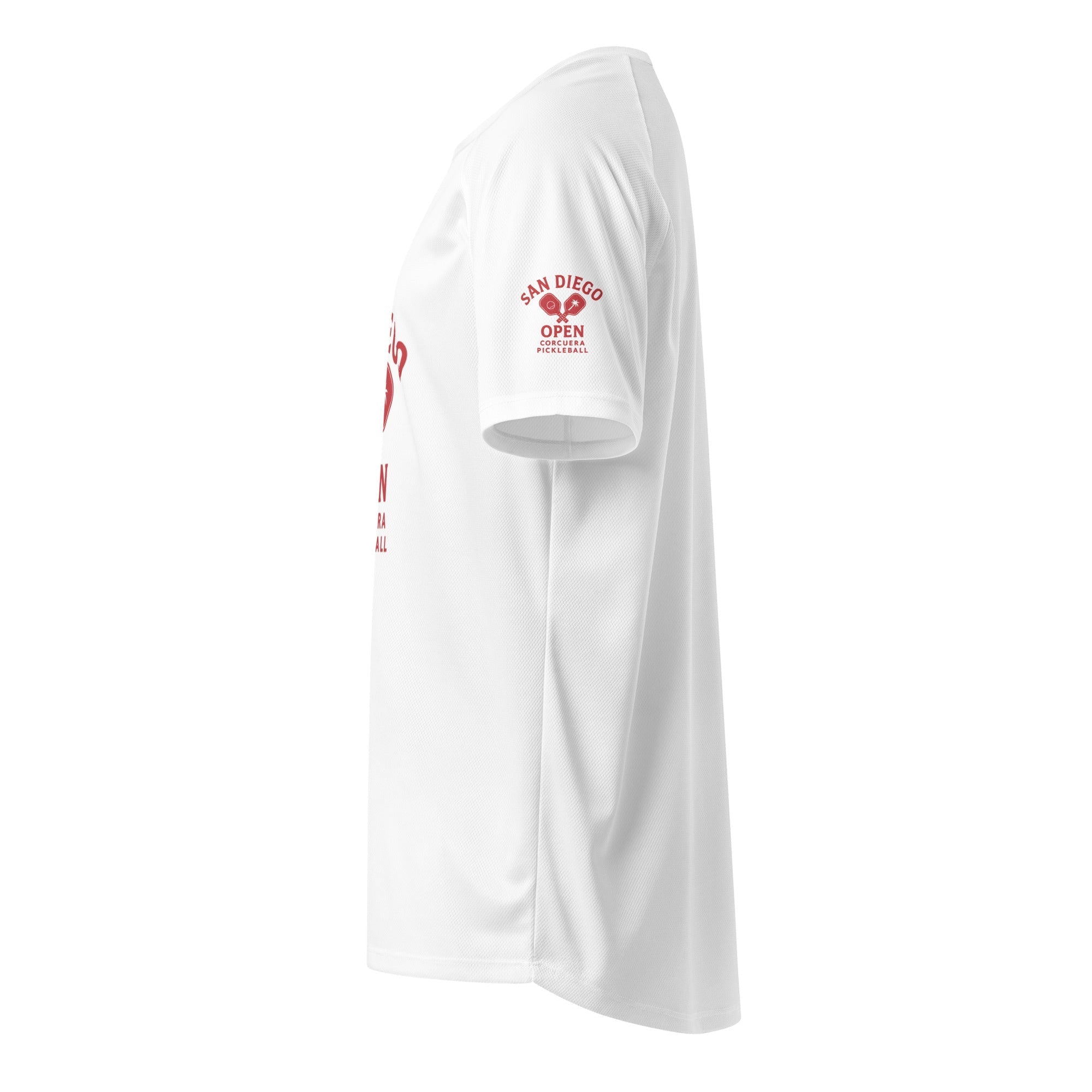 Pickleball - San Diego Open - Unisex sports jersey by Corcuera red design
