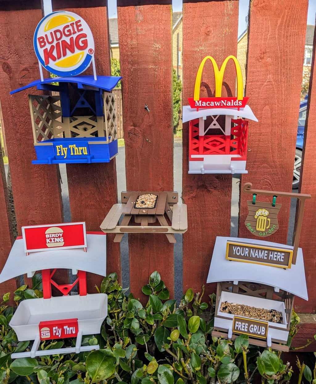 Picnic Table Bird Feeder – Chaddyverse Eco-Friendly Fly-Thru Station