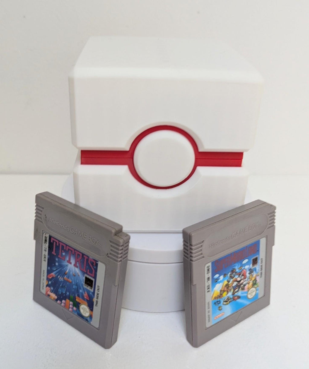 Chaddyverse Pokéball Game Boy Cartridge Holder – 3D Printed 6 Game Case