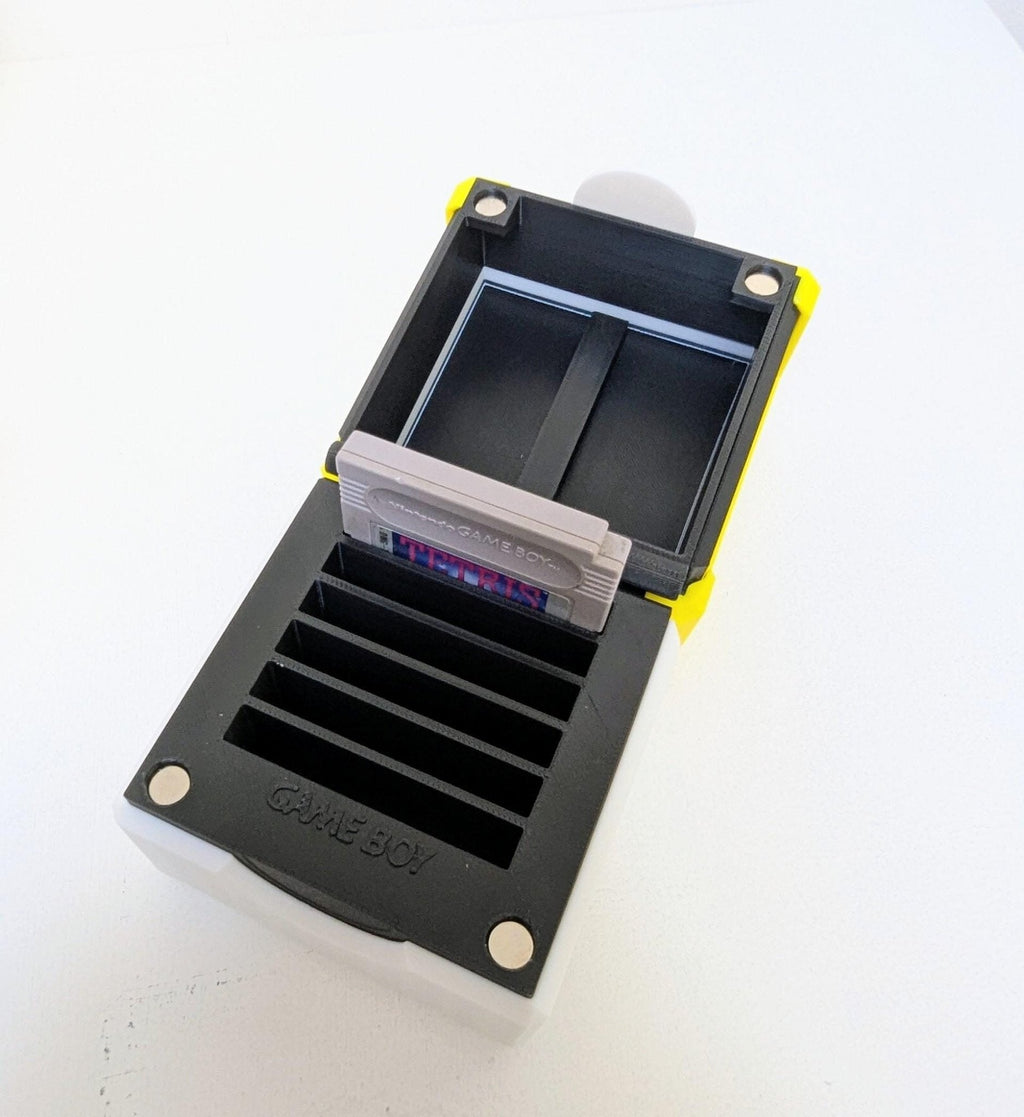 Chaddyverse Pokéball Game Boy Cartridge Holder – 3D Printed 6 Game Case