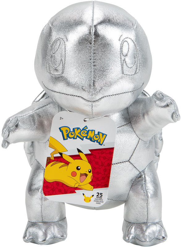 Pokémon 25th Anniversary Silver Plush - 8 Inch Collectible Assortment