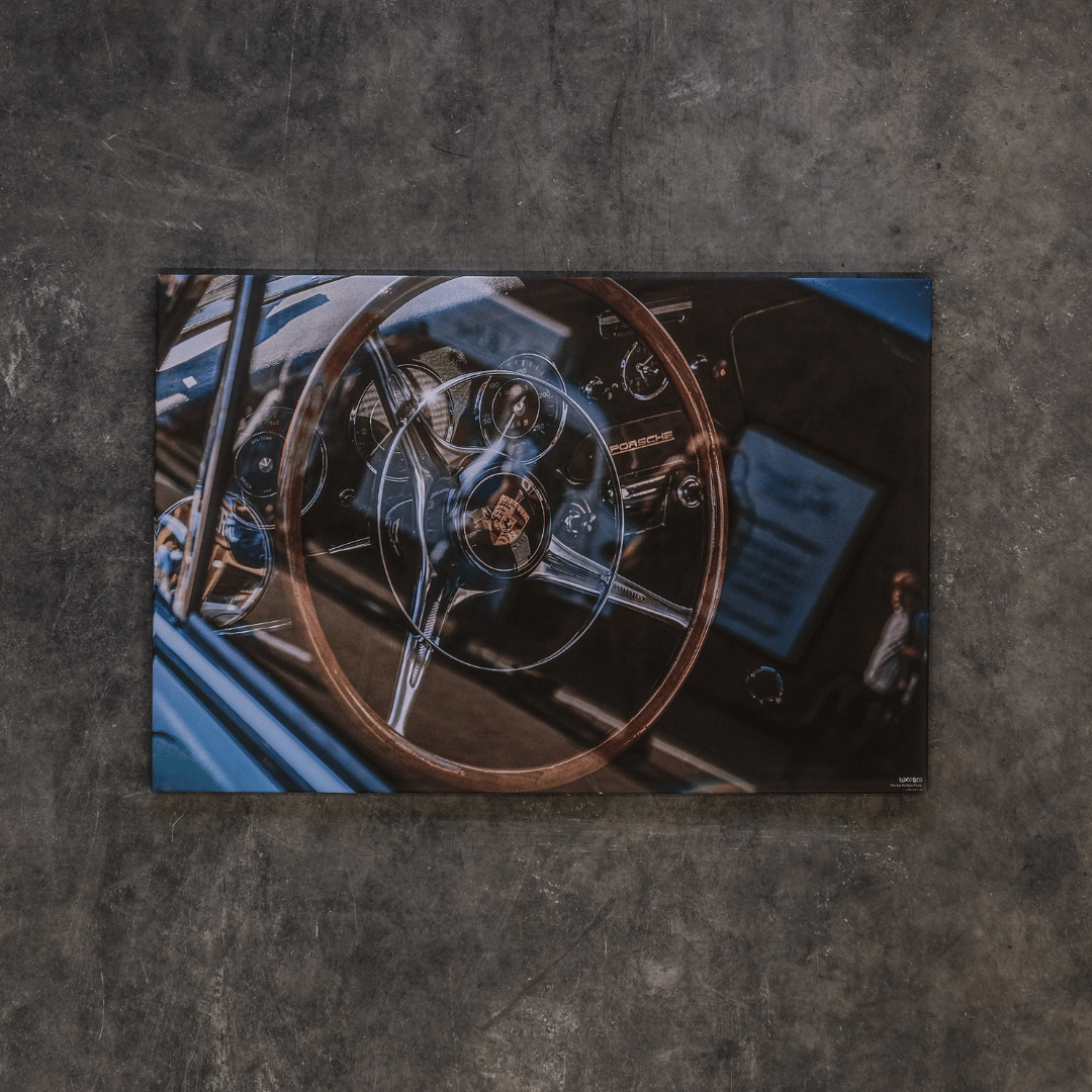 Uggly and Co Porsche Perspectives Vintage Car Canvas Wall Art – 32x48cm
