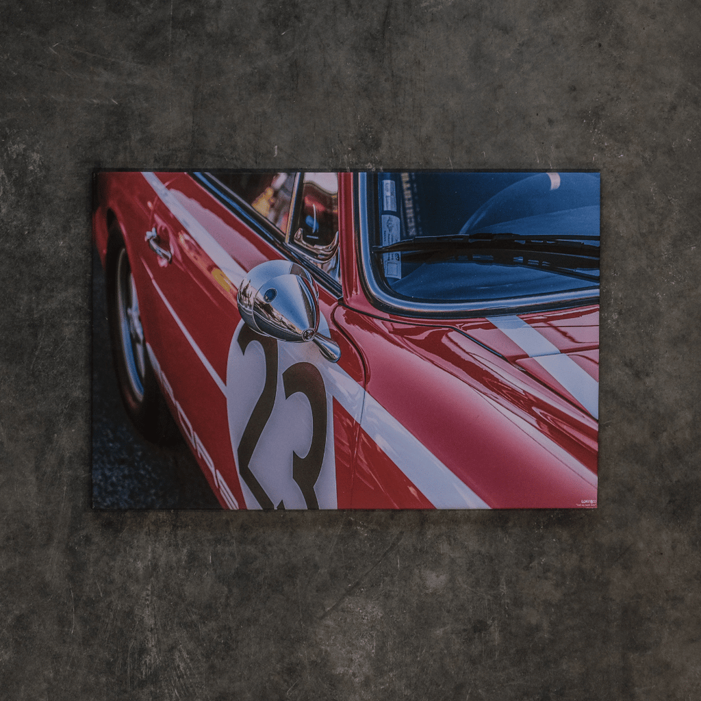 Porsche 911 Vintage Racing Canvas Wall Art by Uggly and Co – 32x48cm