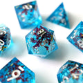 Potion of Clarity | Liquid Core Dice | Resin | 7 Piece Set