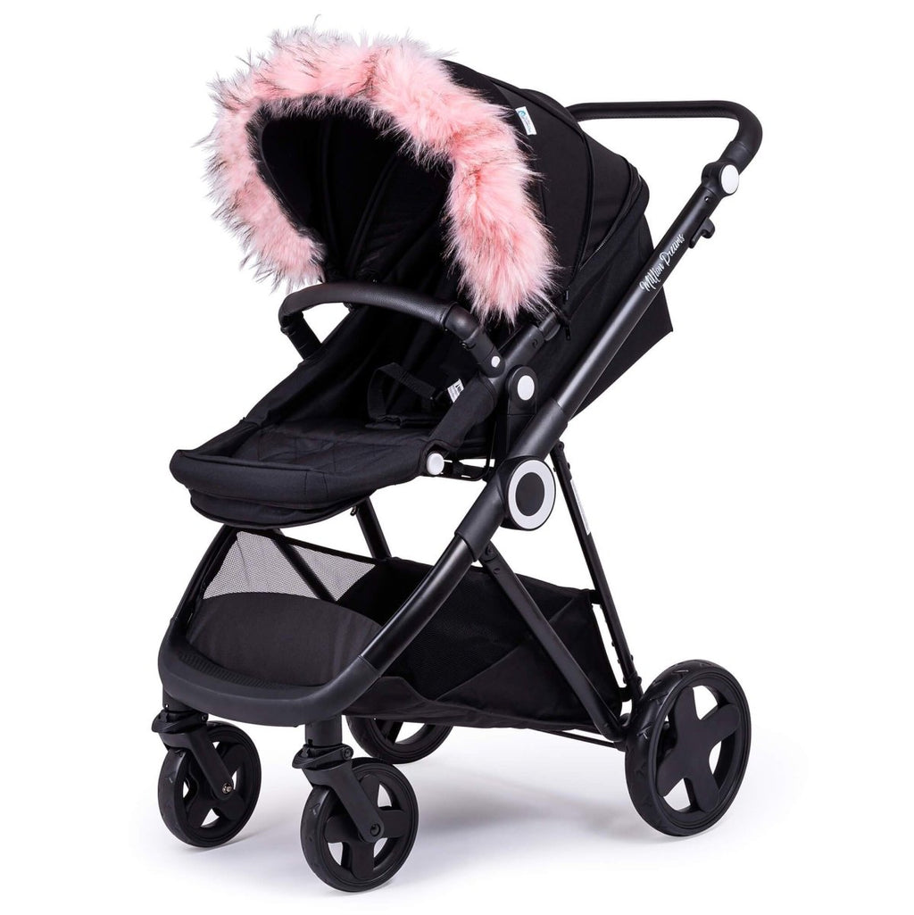 For Your Little One Universal Faux Fur Hood Trim for Prams & Pushchairs