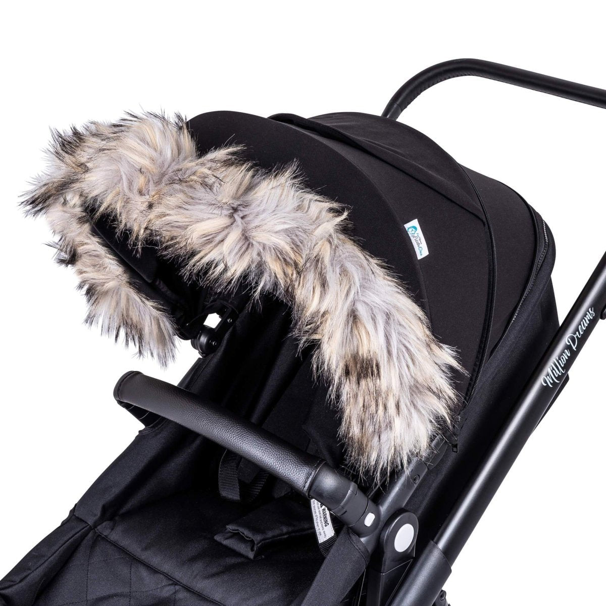 For Your Little One Universal Faux Fur Hood Trim for Prams & Pushchairs