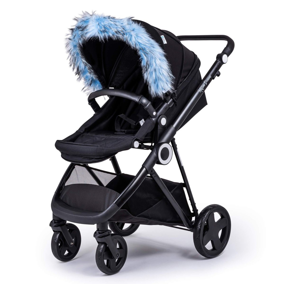 For Your Little One Universal Faux Fur Hood Trim for Prams & Pushchairs