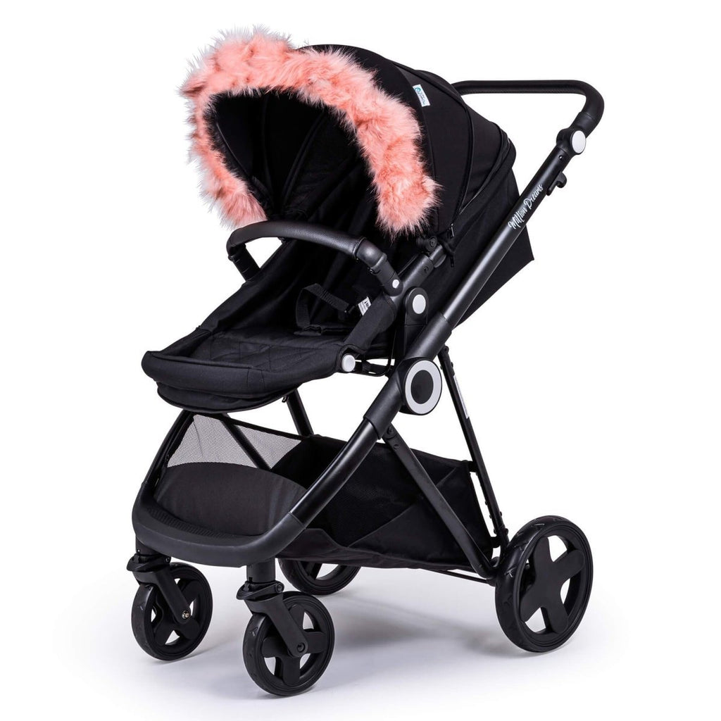 For Your Little One Universal Faux Fur Hood Trim for Prams & Pushchairs