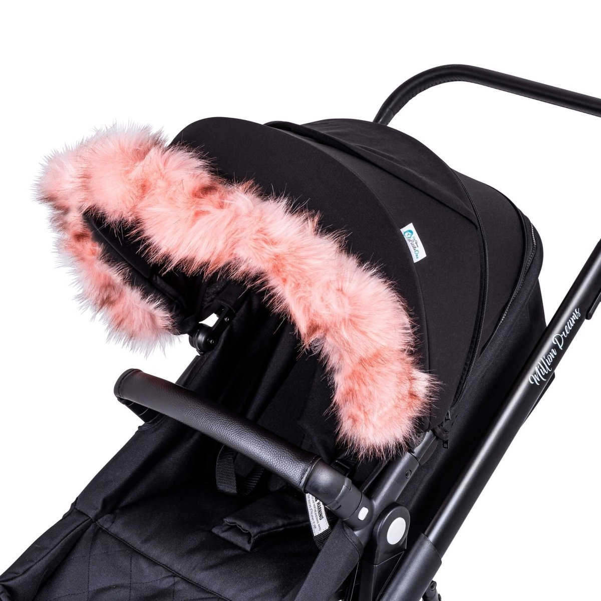 For Your Little One Universal Faux Fur Hood Trim for Prams & Pushchairs