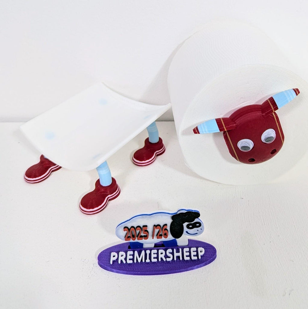 Aston Villa Toilet Roll Holder – Premier Sheep Football Fan Gift