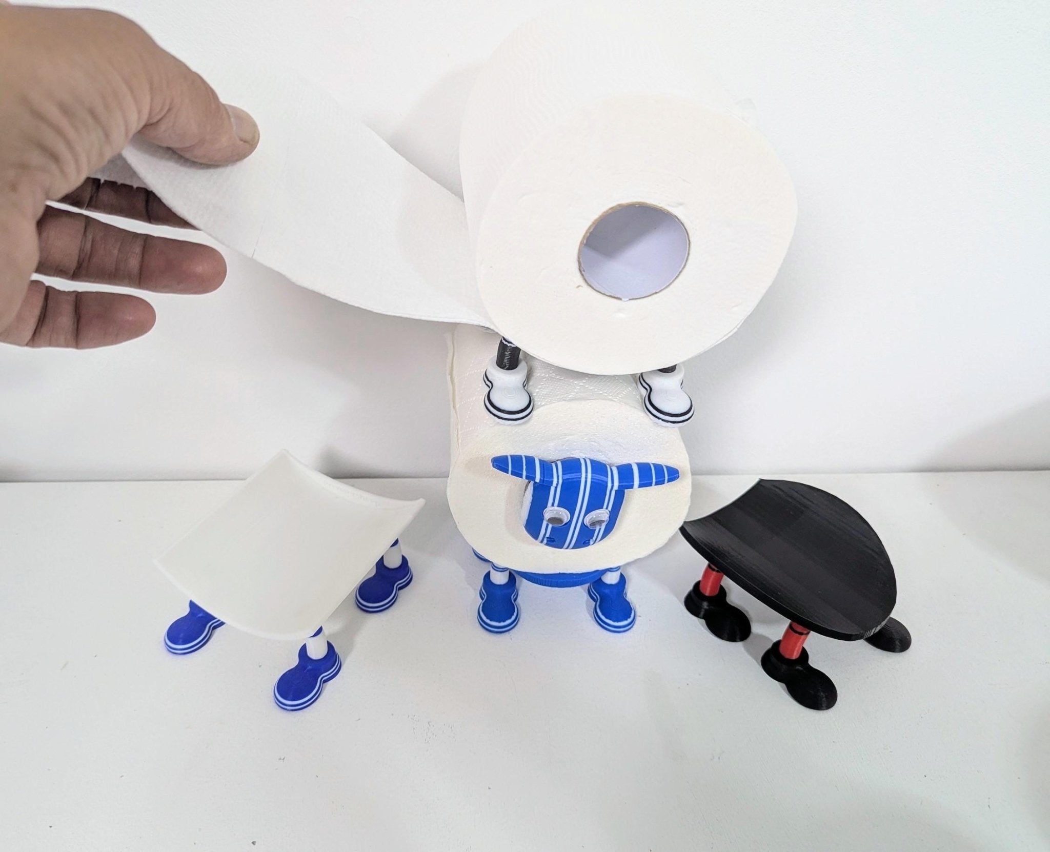 Kilmarnock Football Toilet Roll Holder - Chaddyverse Sheep Fan Gift