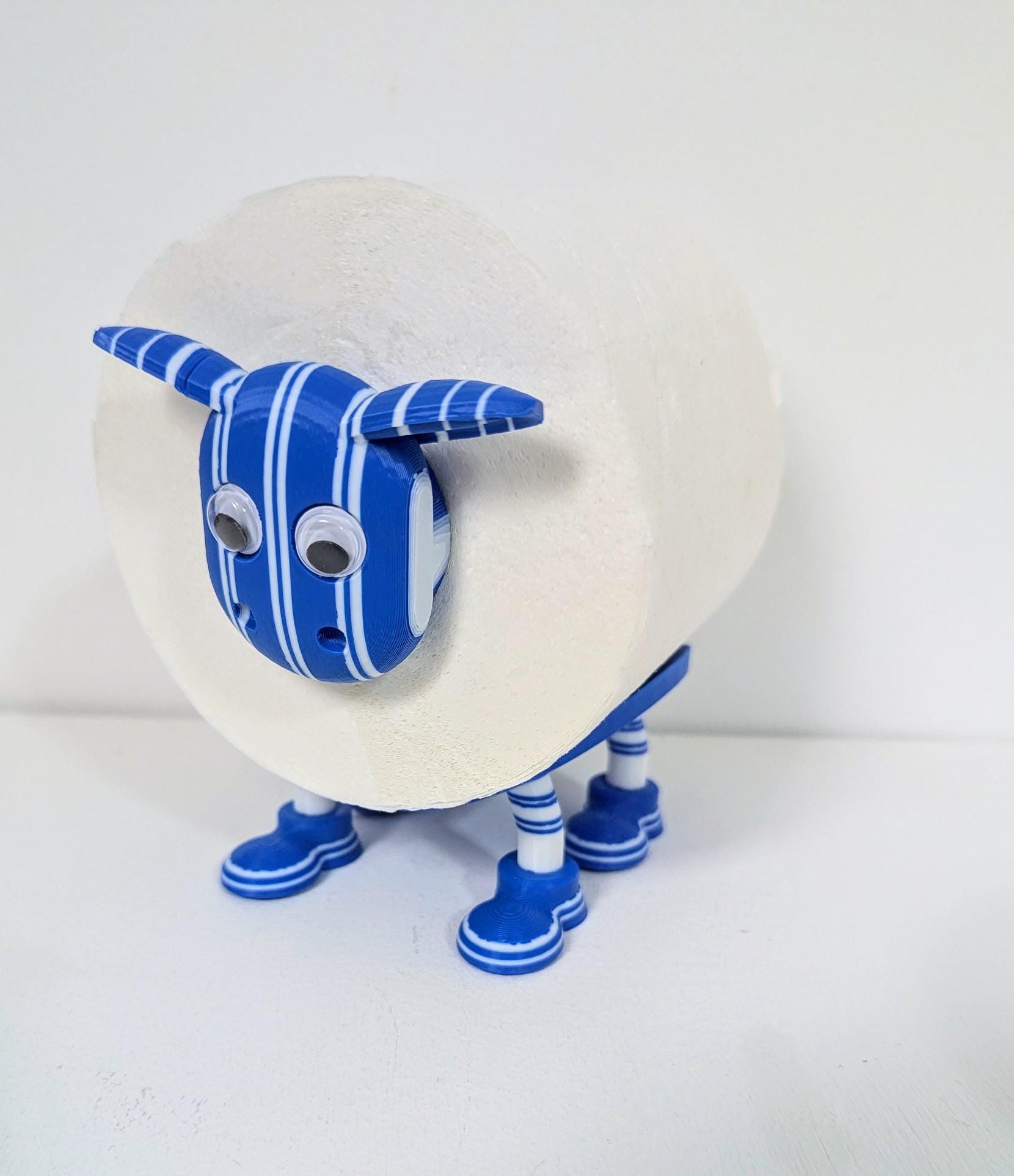 Kilmarnock Football Toilet Roll Holder - Chaddyverse Sheep Fan Gift