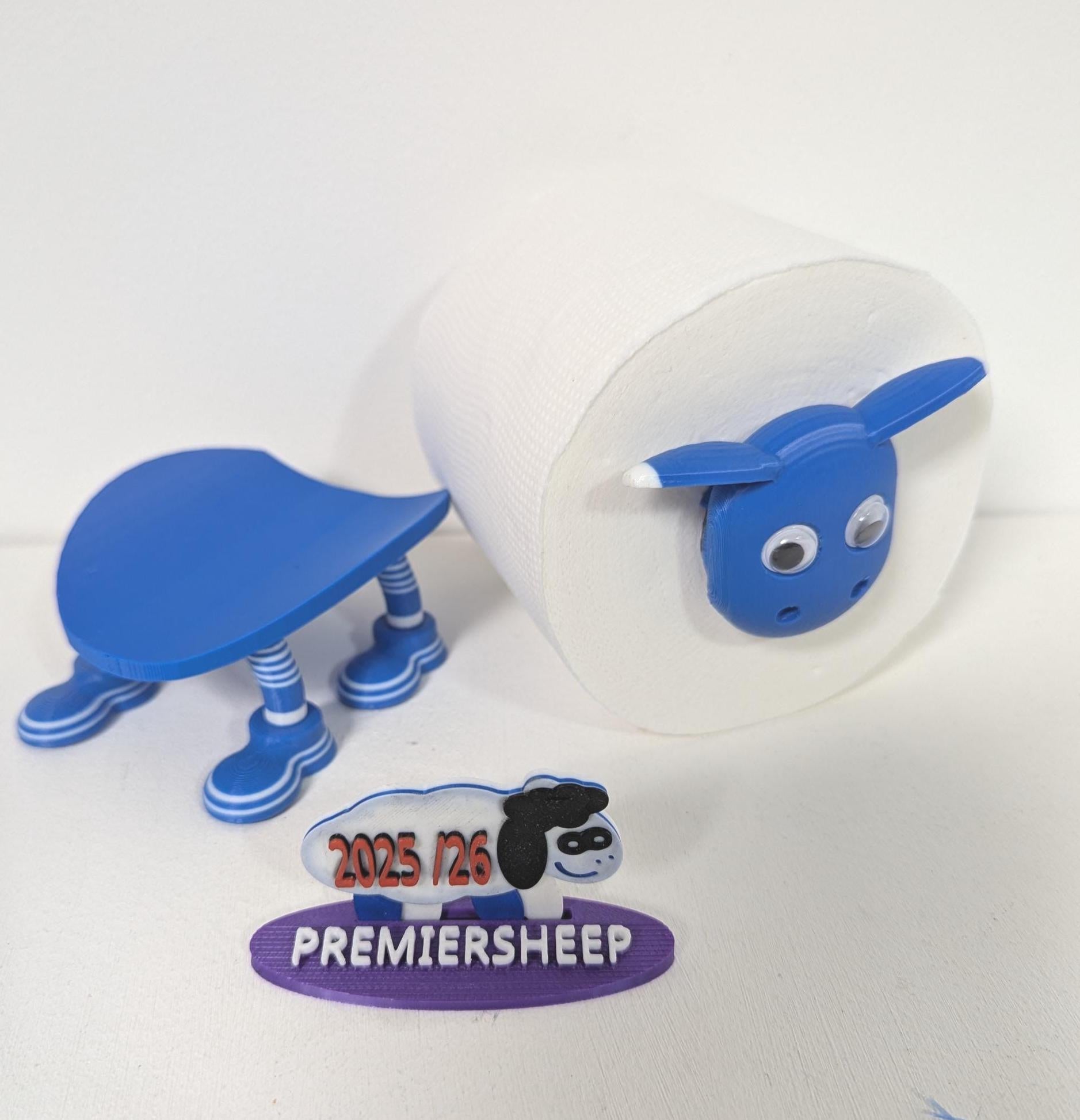 Raith Rovers Sheep Toilet Roll Holder – Chaddyverse Football Fan Gift
