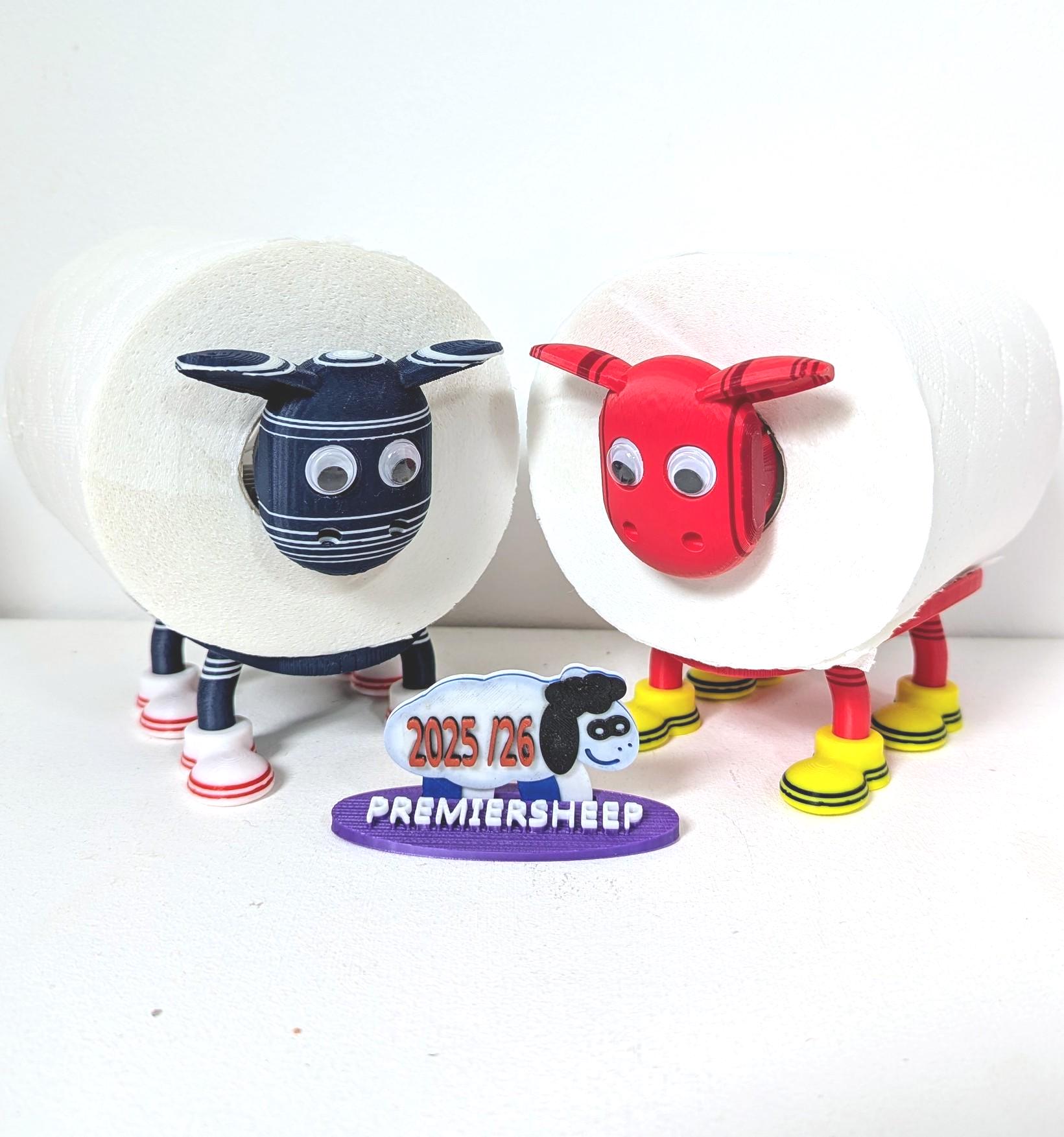 Chaddyverse Aberdeen Toilet Roll Holder – Football Fan Gift Sheep