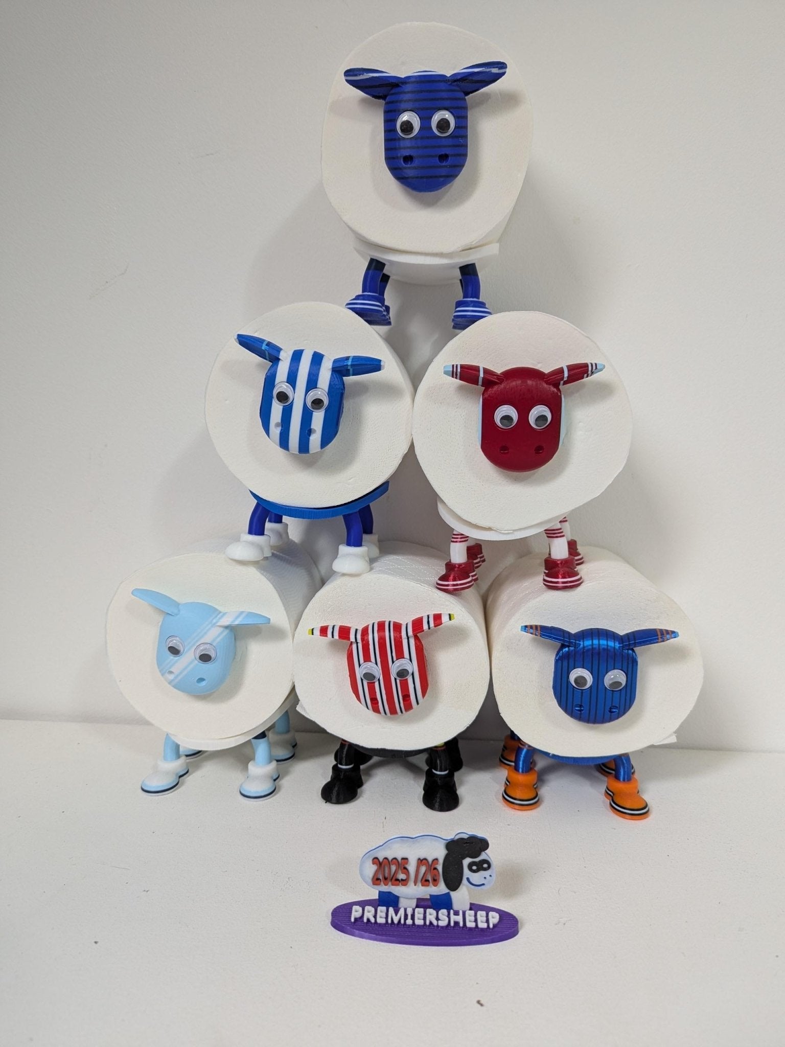 Chaddyverse Brighton Football Toilet Roll Holder – 2025/26 Seagulls Gift