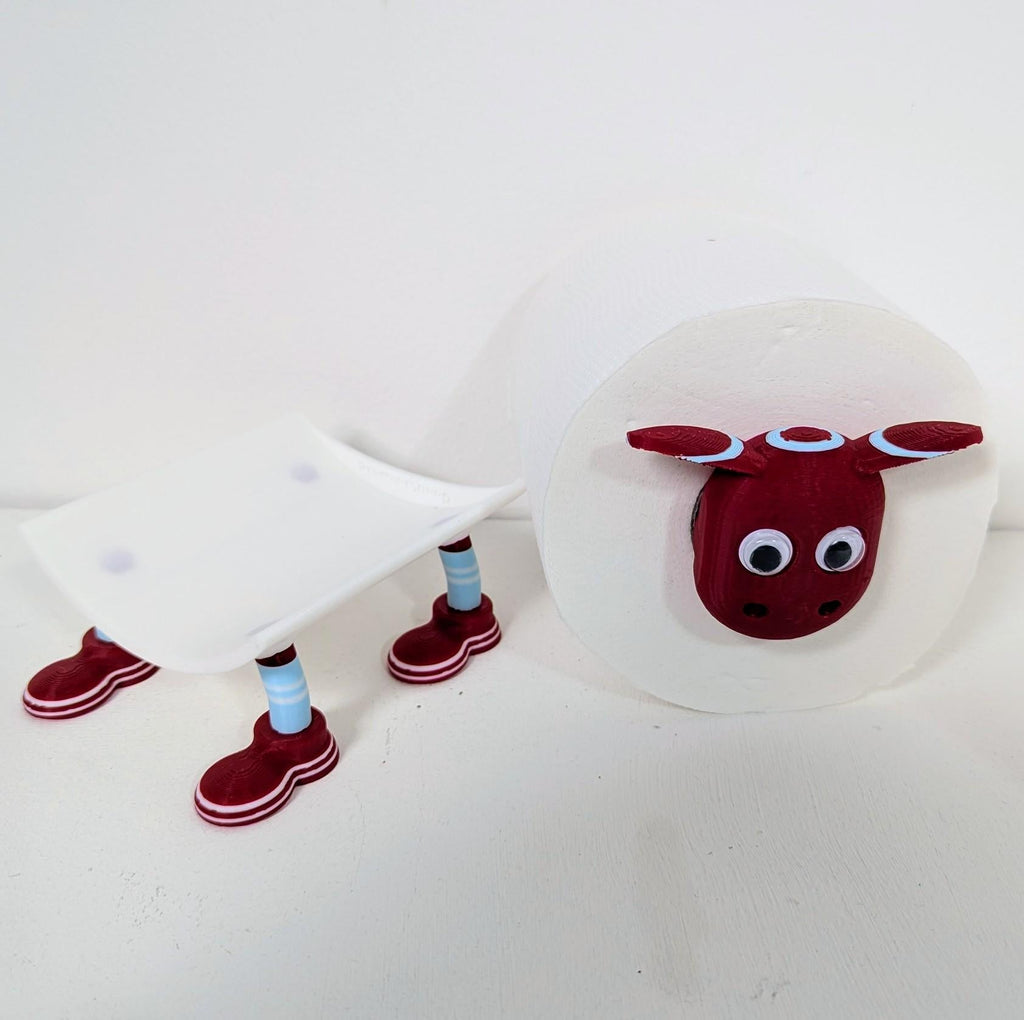 Chaddyverse Burnley FC Toilet Roll Holder – 2025/26 Football Fan Gift