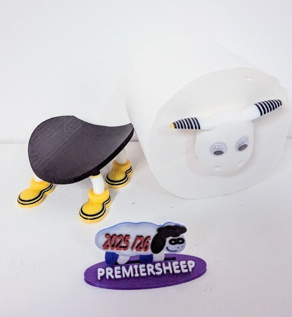 Chaddyverse Derby County Sheep Toilet Roll Holder – Football Fan Gift
