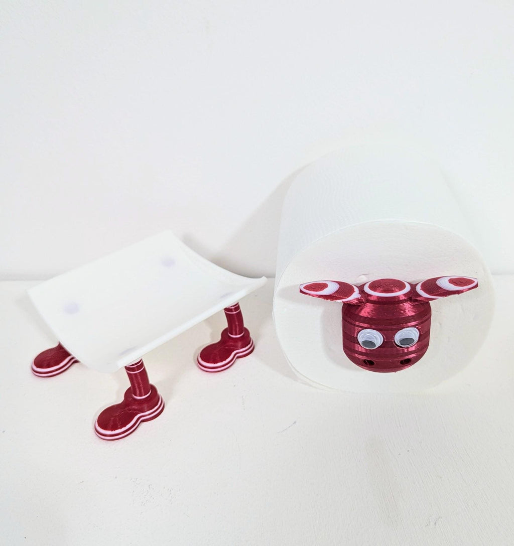 Hearts FC Toilet Roll Holder – Chaddyverse Football Fan Gift – 2025/26