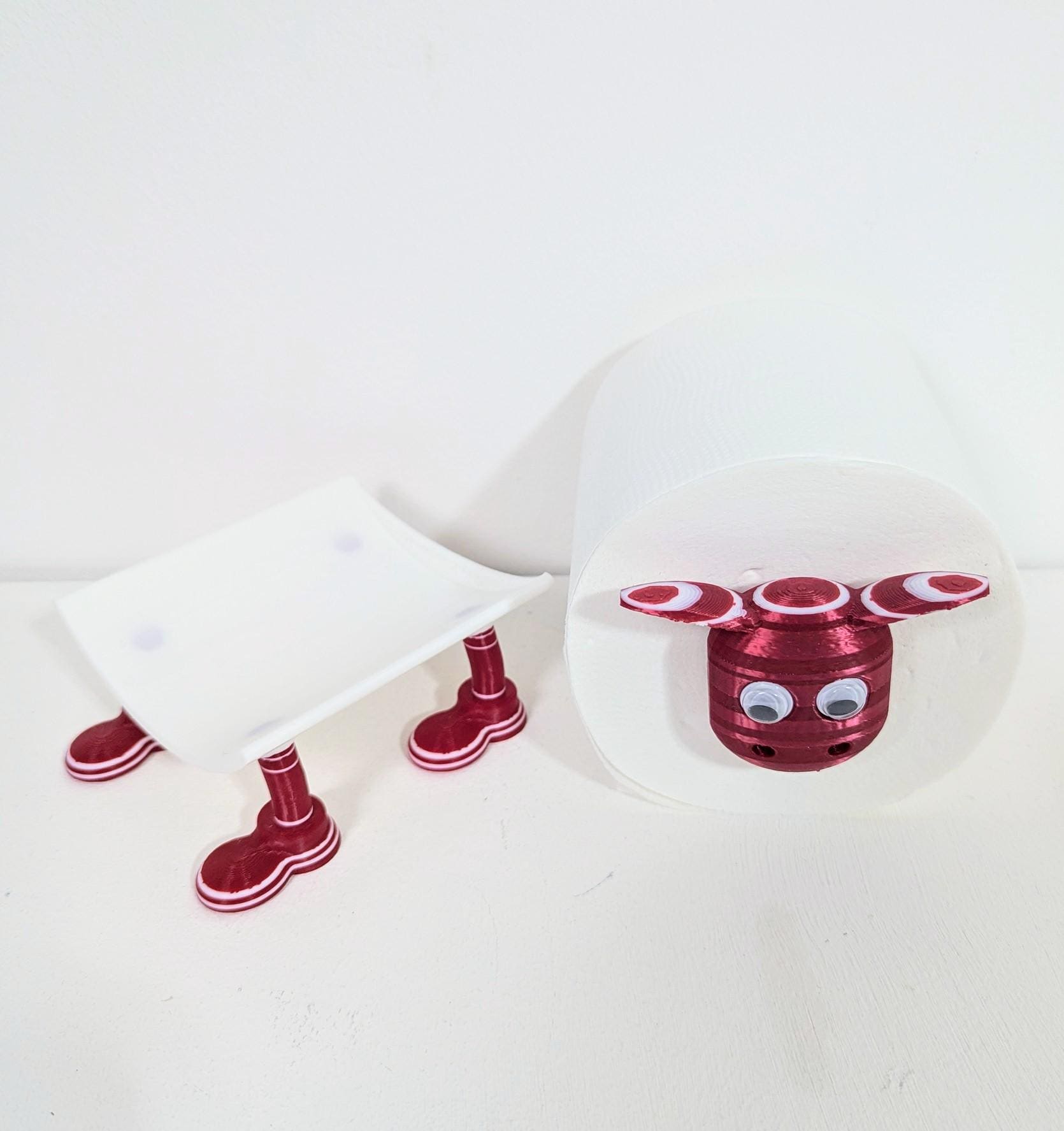 Hearts FC Toilet Roll Holder – Chaddyverse Football Fan Gift – 2025/26