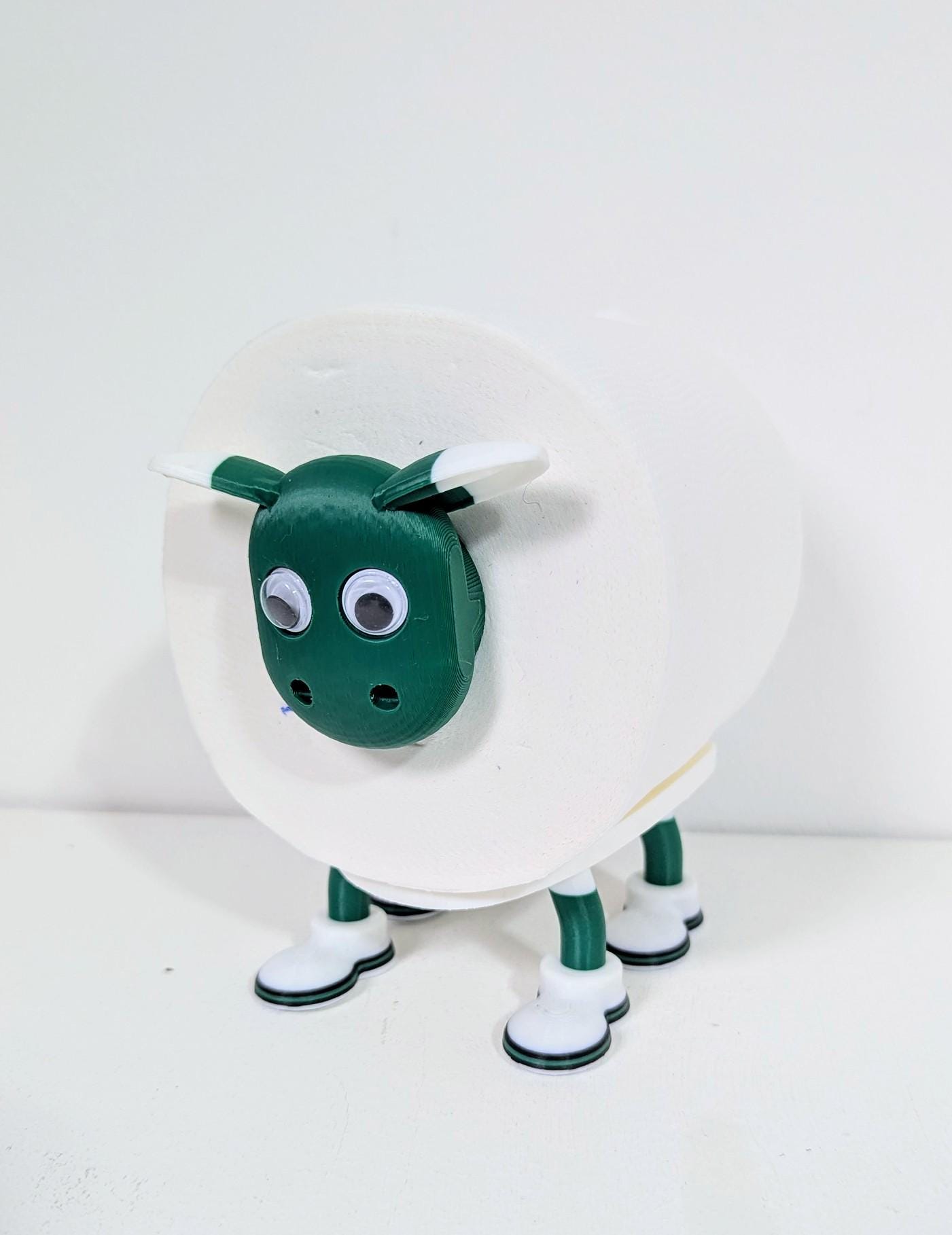 Chaddyverse Hibs Fan Toilet Roll Holder – 2025/26 Football Sheep Gift