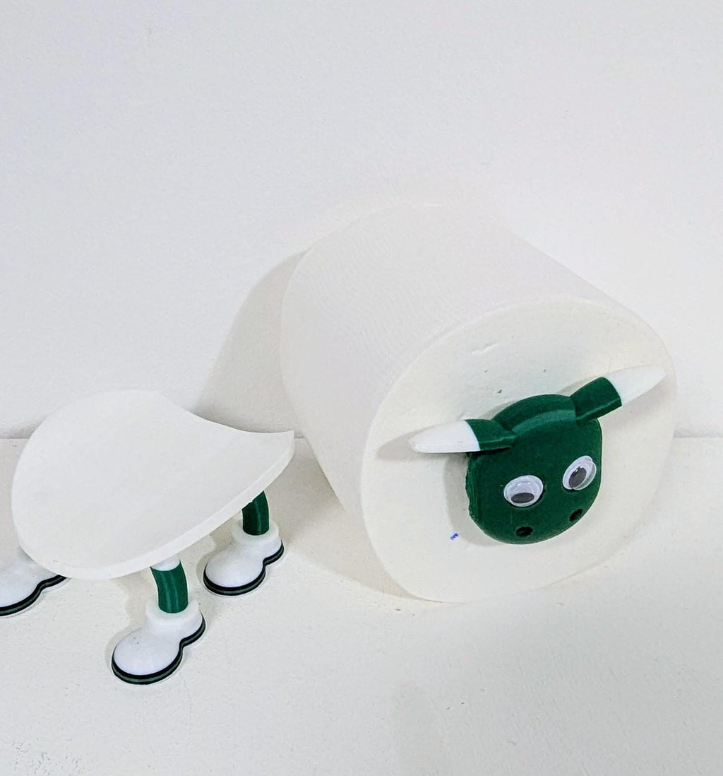Chaddyverse Hibs Fan Toilet Roll Holder – 2025/26 Football Sheep Gift