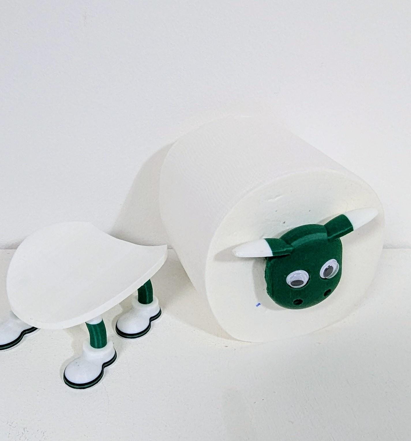Chaddyverse Hibs Fan Toilet Roll Holder – 2025/26 Football Sheep Gift