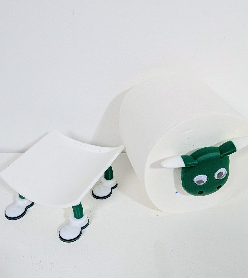 Chaddyverse Hibs Fan Toilet Roll Holder – 2025/26 Football Sheep Gift