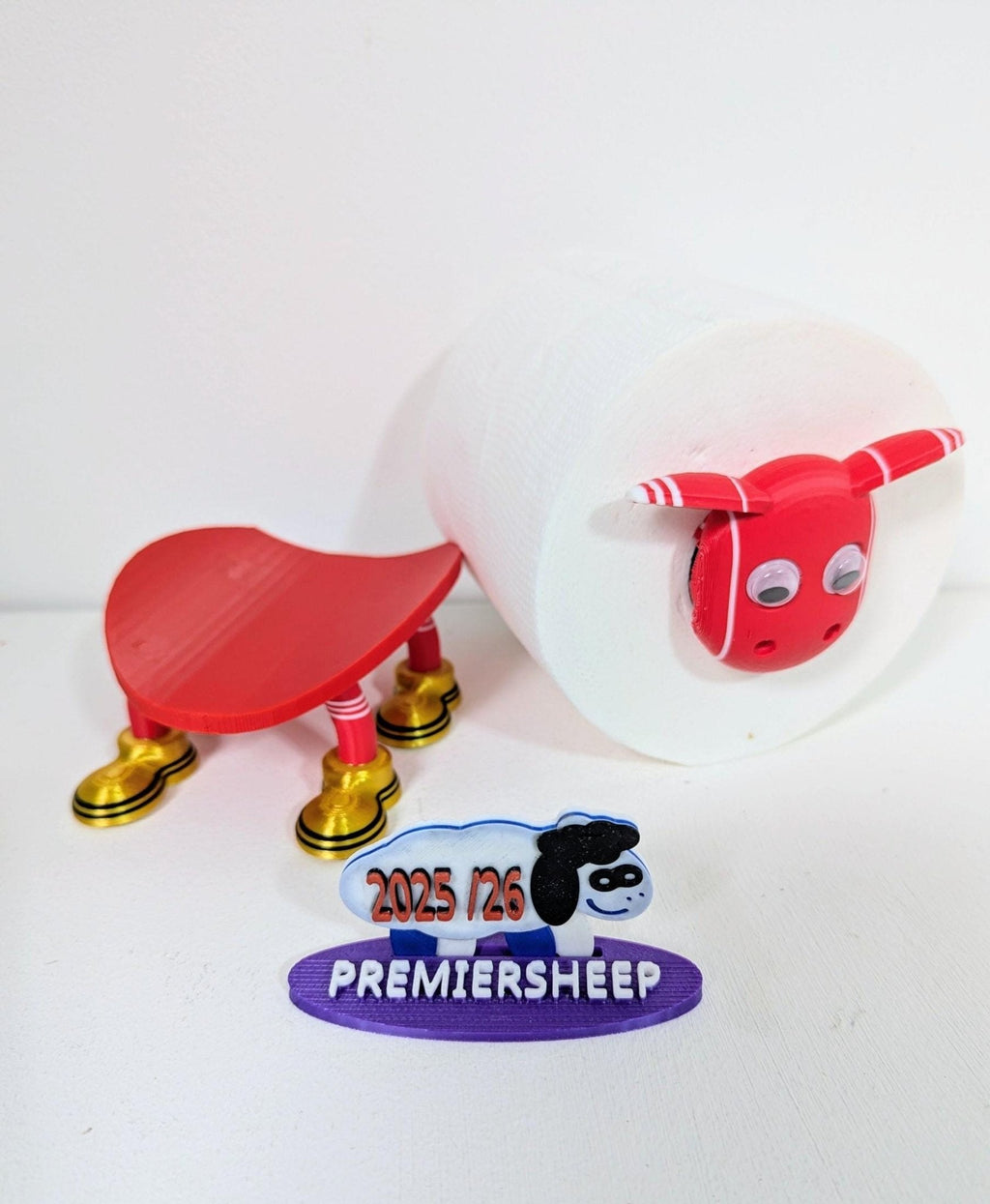 Chaddyverse Liverpool Toilet Roll Holder – 2025/26 Football Fan Sheep Gift