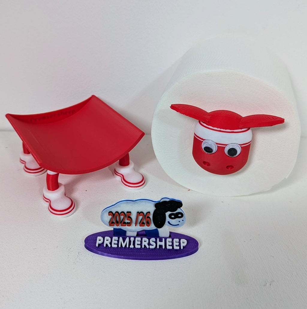 Chaddyverse Middlesbrough Sheep Toilet Roll Holder – 2025/26 Edition