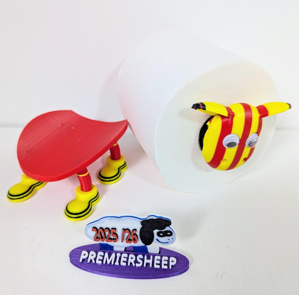 Watford FC Toilet Roll Holder – Chaddyverse Football Fan Gift Sheep