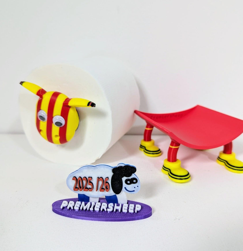 Watford FC Toilet Roll Holder – Chaddyverse Football Fan Gift Sheep