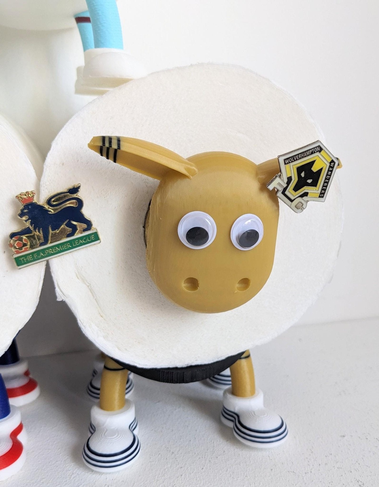 Chaddyverse Wolves Toilet Roll Holder – Wolverhampton Wanderers Fan Gift