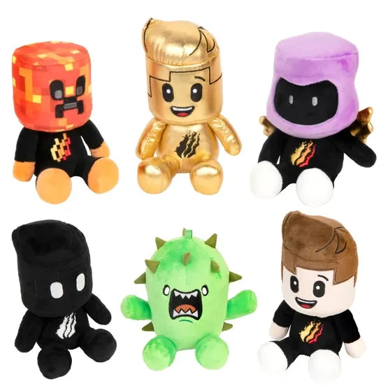 PrestonPlayz Mystery Plush Series 1 - 6" Collectible Gaming Toy by Snaps