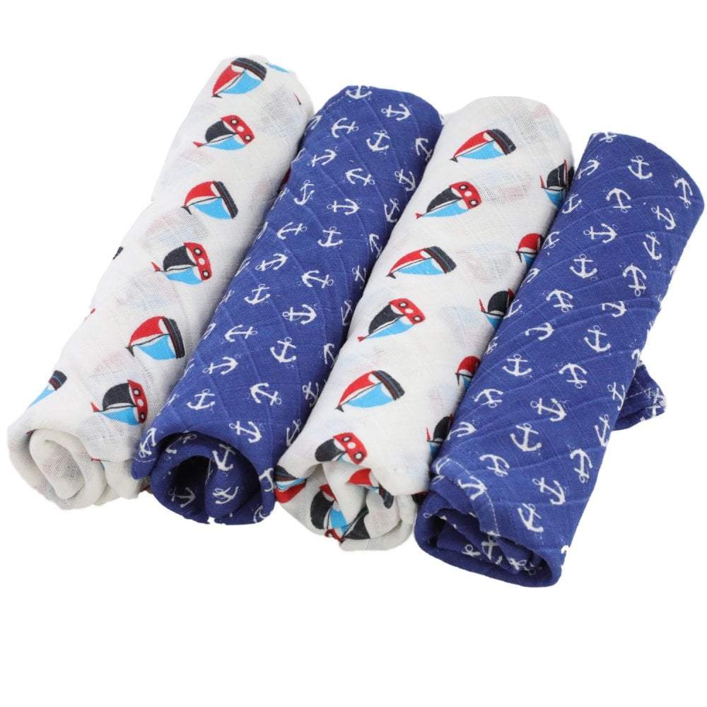 For Your Little One Printed Muslin Squares | 100% Cotton Baby Cloths 80x80cm