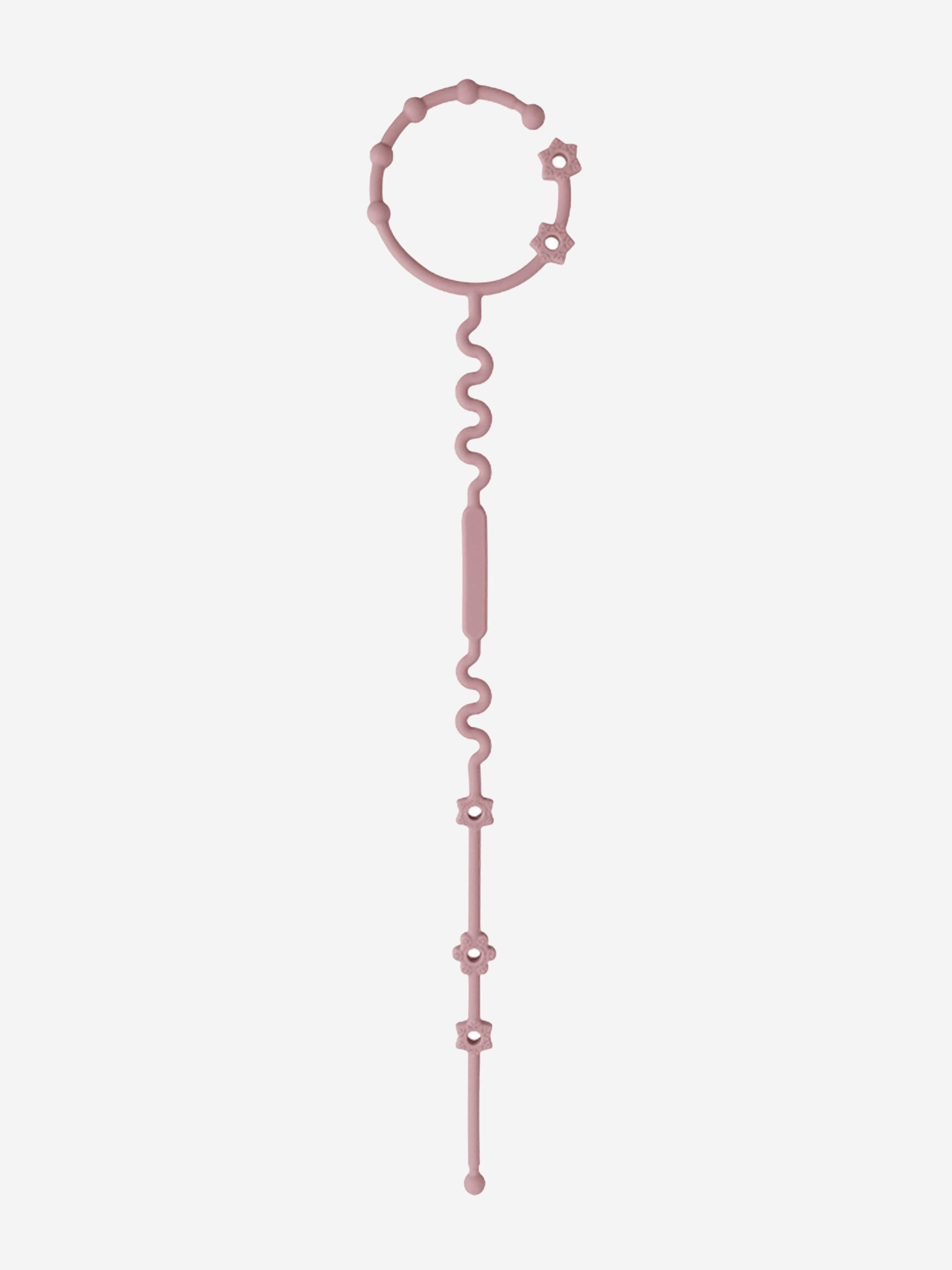 Bloom Bambini Silicone Teether and Pacifier Clip in Purple – BPA Free