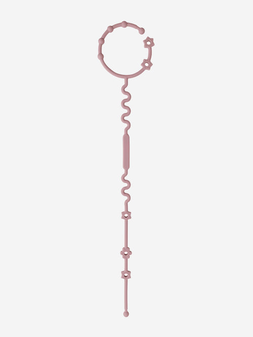 Bloom Bambini Silicone Teether and Pacifier Clip in Purple – BPA Free