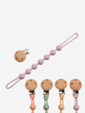 Bloom Bambini Organic Baby Pacifier Clip and Teether – Purple