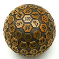 Gold Oracle | Solid Metal Dice | 45MM D100